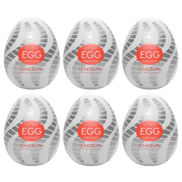 TENGA Egg Tornado - masturbator tip ou - set 6 bucăți