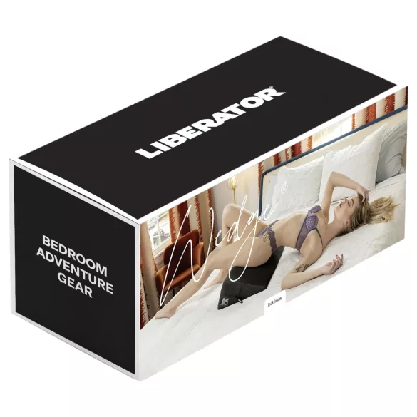 Liberator Wedge - pernă sexuală în formă de pană (negru)