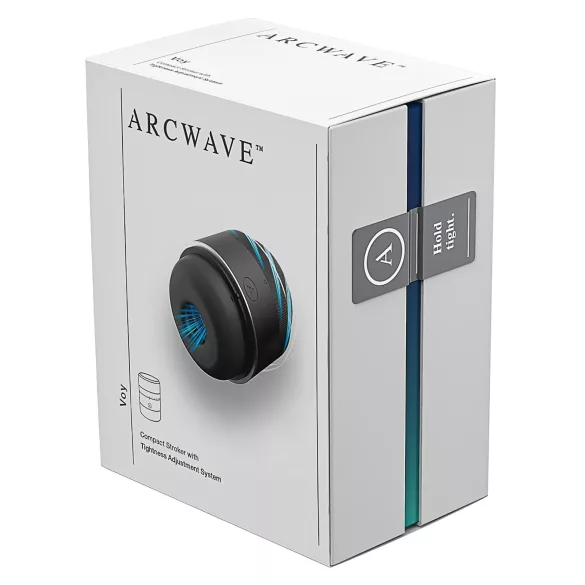 Arcwave Voy - masturbator strâns-rotativ pentru bărbați - negru