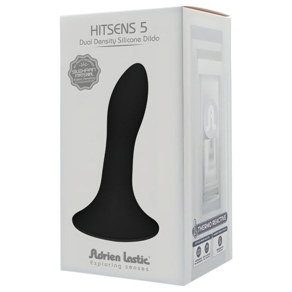 Adrien Lastic Hitsens 5 - Dildo anal termoreactiv (negru)
