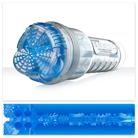 Fleshlight Turbo Core - masturbator cu efect de sucțiune - albastru