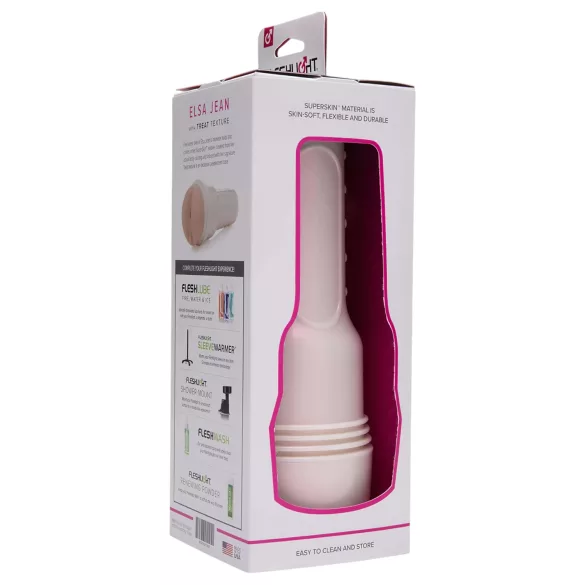 Fleshlight Elsa Jean Treat - fund erotic realist (culoare naturală)