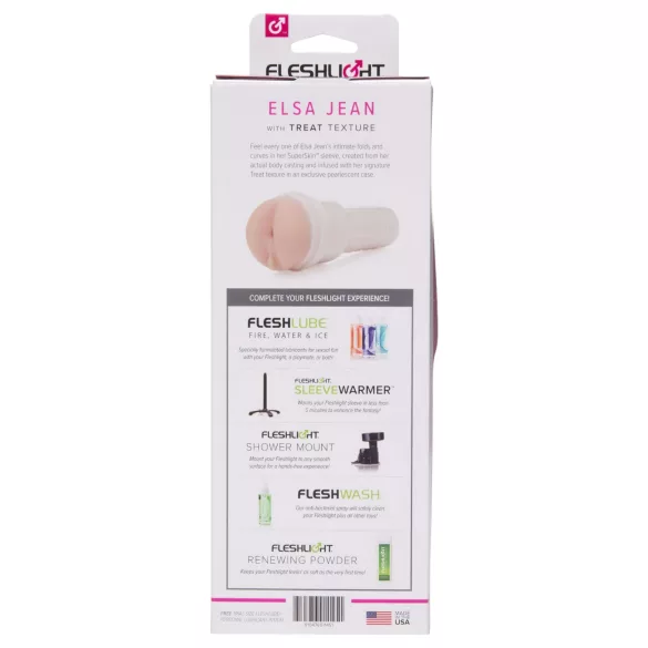 Fleshlight Elsa Jean Treat - fund erotic realist (culoare naturală)