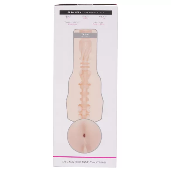 Fleshlight Elsa Jean Treat - fund erotic realist (culoare naturală)