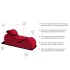 Liberator Esse Lounger - fotoliu tantra reglabil - negru