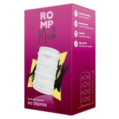   ROMP Mosh - masturbator de călătorie flexibil (transparent)