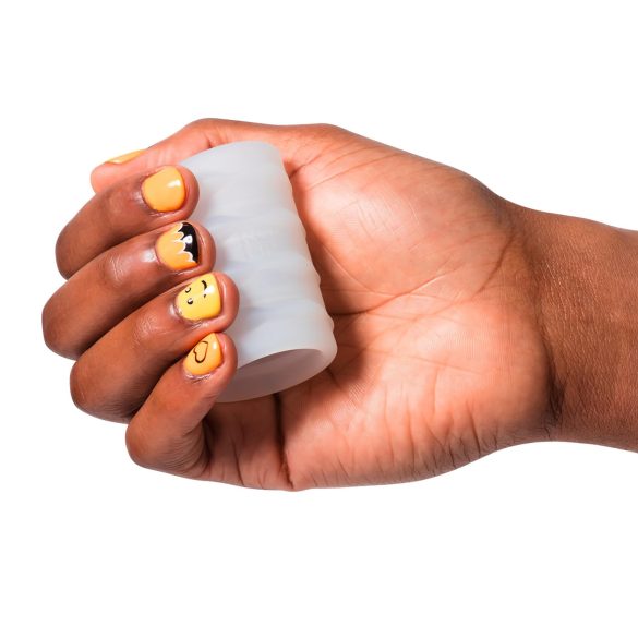 ROMP Mosh - masturbator flexibil pentru călătorii - transparent