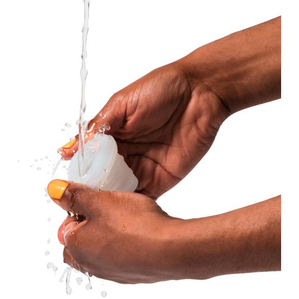 ROMP Mosh - masturbator flexibil pentru călătorii - transparent