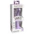 Dillio Curios Five - dildo cu ventuză (15cm) - mov