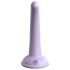 Dillio Curios Five - dildo cu ventuză (15cm) - mov