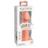 Eroul Dillio - dildo silicon cu ventuză (17cm) - portocaliu