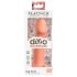 Eroul Dillio - dildo silicon cu ventuză (17cm) - portocaliu