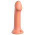 Eroul Dillio - dildo silicon cu ventuză (17cm) - portocaliu