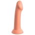 Eroul Dillio - dildo silicon cu ventuză (17cm) - portocaliu