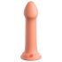 Eroul Dillio - dildo silicon cu ventuză (17cm) - portocaliu