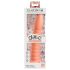Dillio Wild Thing - dildo striat (19cm) - portocaliu