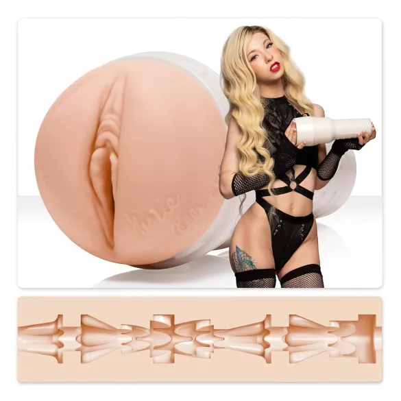 Fleshlight Kenzie Reeves Creampuff - vagin realist (culoare naturală)