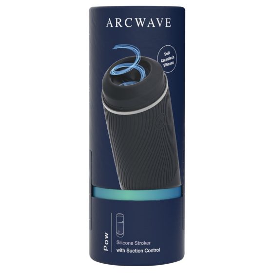 Arcwave Pow - masturbator manual de supt (negru)
