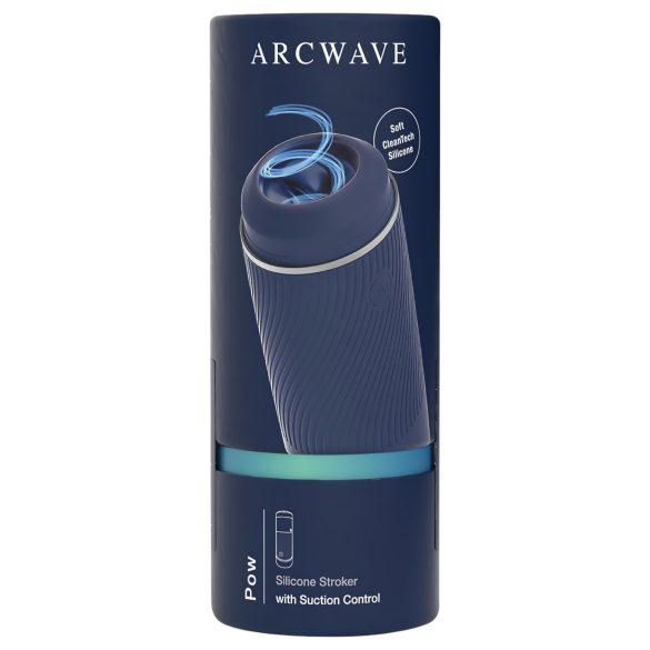 Arcwave Pow - masturbator manual cu efect de sucțiune - albastru