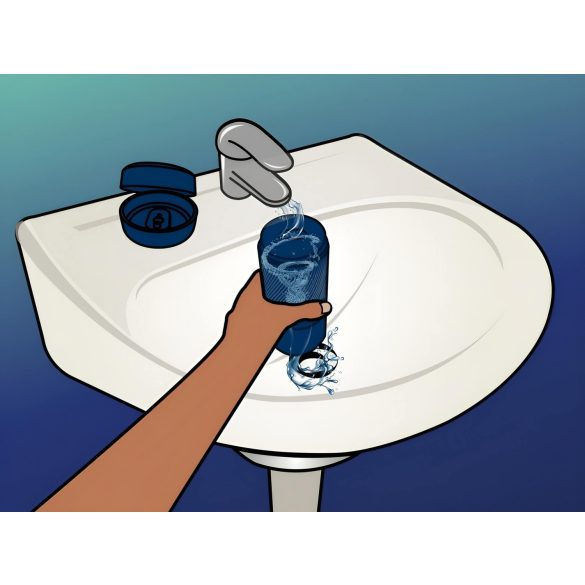 Arcwave Pow - masturbator manual cu efect de sucțiune - albastru