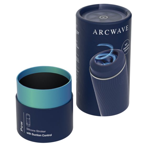 Arcwave Pow - masturbator manual cu suptiune (albastru)