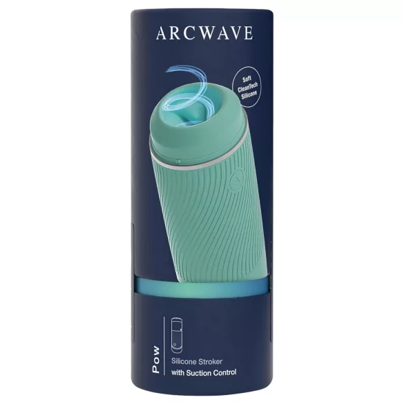 Arcwave Pow - masturbator manual cu efect de vacuum - verde