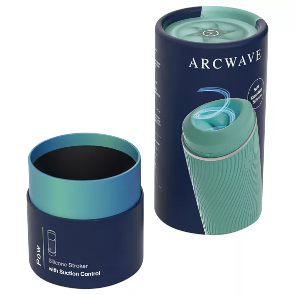 Arcwave Pow - masturbator manual cu efect de vacuum - verde