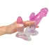 Crystal Clear - set antrenor anal - 3 piese - transparent roz