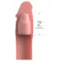 Pipedream - X-TENSION Elite 2 - prelungitor de penis tăiat la dimensiune (culoare naturală)