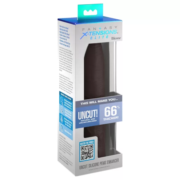 X-TENSION Elite - manșon ajustabil pentru penis (maro)