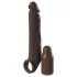 Pipedream - X-TENSION Elite 3 - mânecă peniană cu inel pentru testicule (maro)