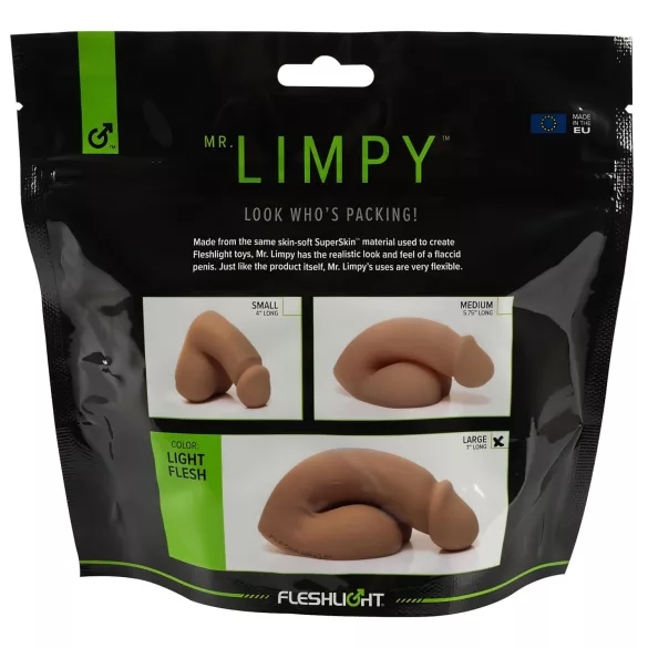 Fleshlight - Mr. Limpy - dildo mare realist (culoare naturală)