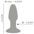 You2Toys - plug anal din silicon (colorat)