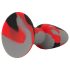 ANOS - Plug anal din silicon (multicolor)