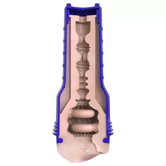 Fleshlight Boost Bang - masturbator tip vagin realist - silicon culoare naturală