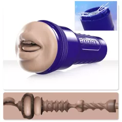   Fleshlight - masturbator masculin tip gură realistă - silicon culoare naturală