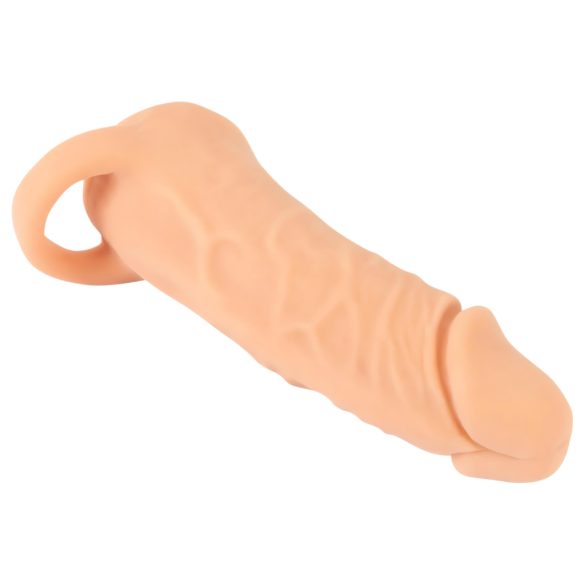 Nature Skin - prelungitor penis și vagin artificial - 18cm - culoare naturală