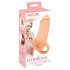 Nature Skin - prelungitor penis și vagin artificial - 18cm - culoare naturală