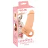 Nature Skin - prelungitor penis și vagin artificial - 18cm - culoare naturală