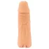 Nature Skin - prelungitor penis și vagin artificial - 18cm - culoare naturală