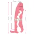 Nature Skin - prelungitor penis și vagin artificial - 18cm - culoare naturală