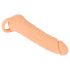 Nature Skin - vagin artificial și prelungitor penis - 23cm culoare naturală