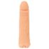 Nature Skin - vagin artificial și prelungitor penis - 23cm culoare naturală