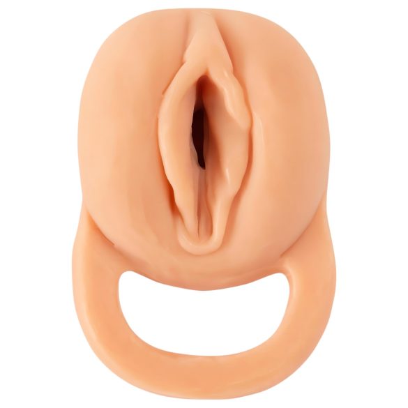 Nature Skin - vagin artificial și prelungitor penis - 23cm culoare naturală