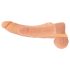Nature Skin - vagin artificial și prelungitor penis - 23cm culoare naturală