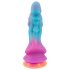 Beasty Cocks - dildo extraterestru din silicon - albastru-portocaliu