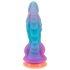 Beasty Cocks - dildo extraterestru din silicon - albastru-portocaliu