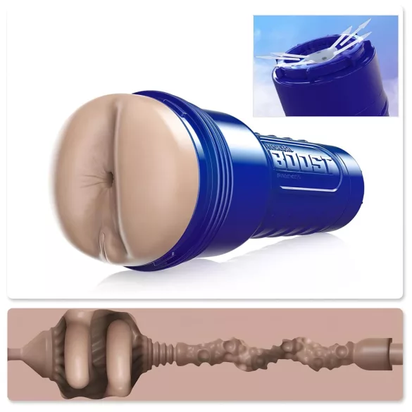 Fleshlight Boost Blast - masturbator realist tip posterior - silicon bej