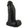 Realistixxx Real Giant - dildo uriaș cu testicule - 22 cm (negru)
