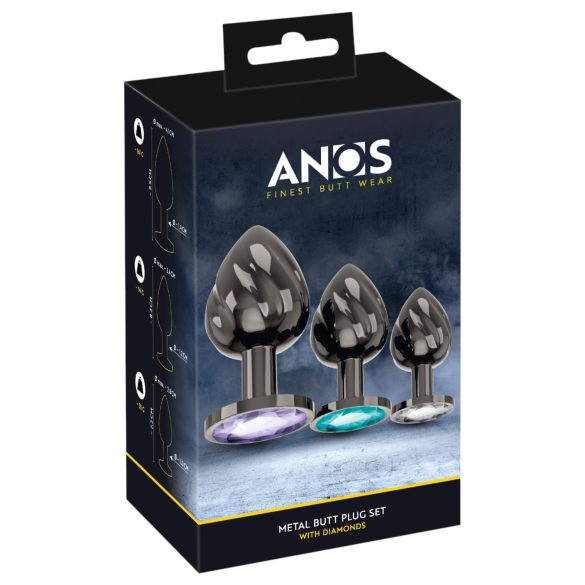 Anos - set dopuri anale metalice